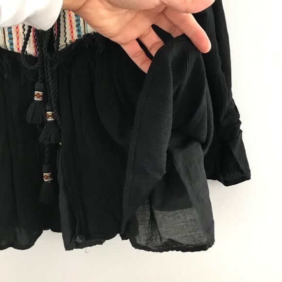 RAHI CALI embroidered fringe crinkle jacket - Picture 9 of 12